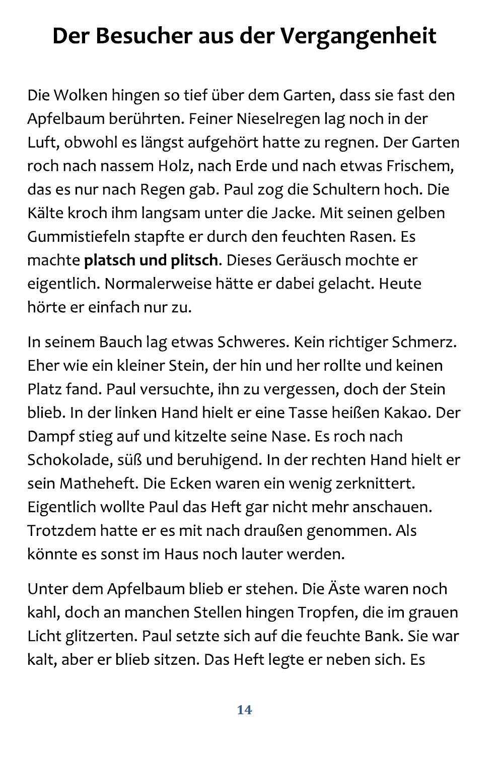 Leseprobe: Der Besucher aus der Vergangenheit, Buchseite 14