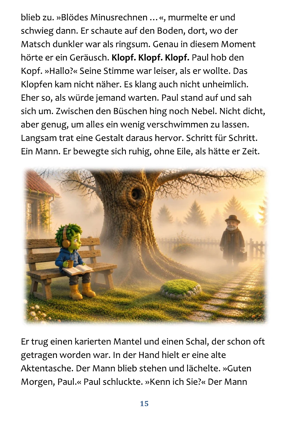 Leseprobe: Der Besucher aus der Vergangenheit, Buchseite 15