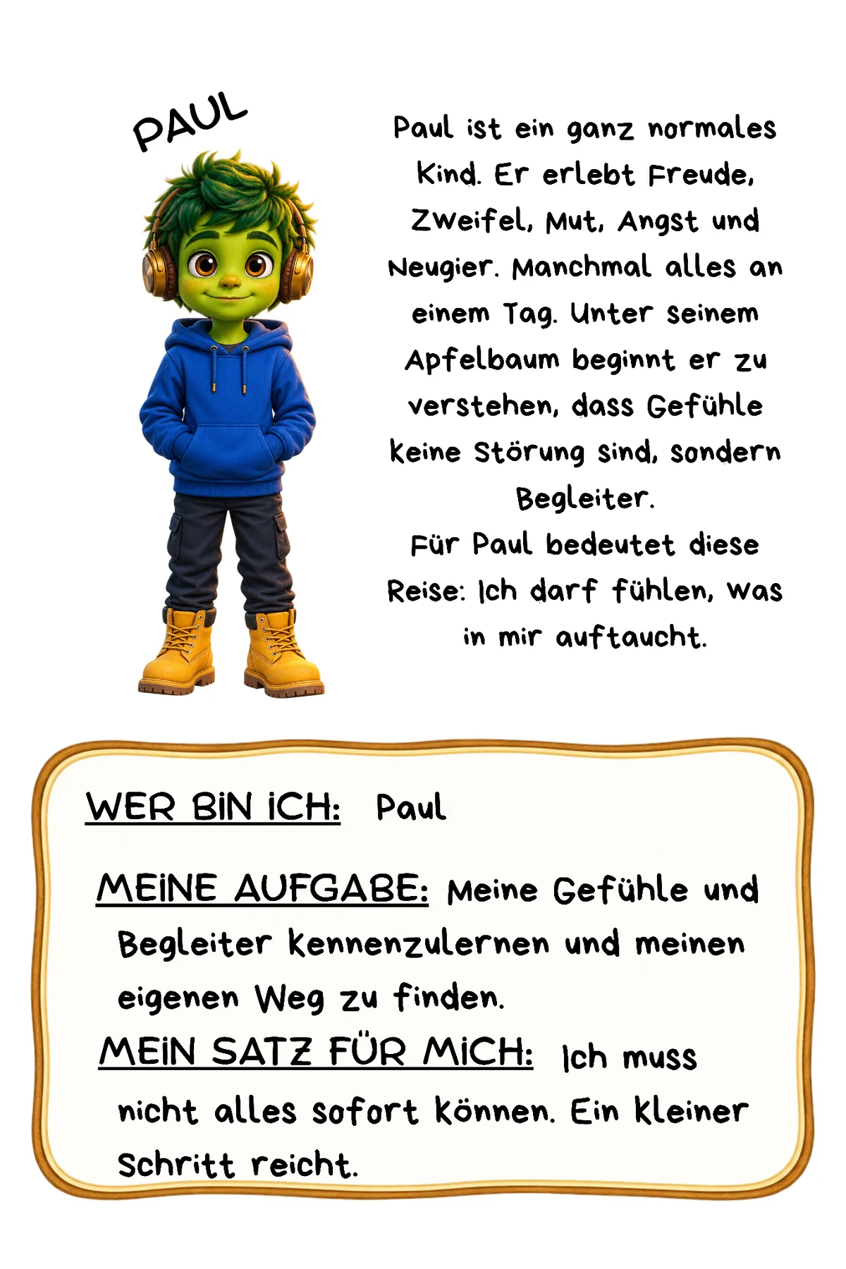 Figurenkarte von Paul